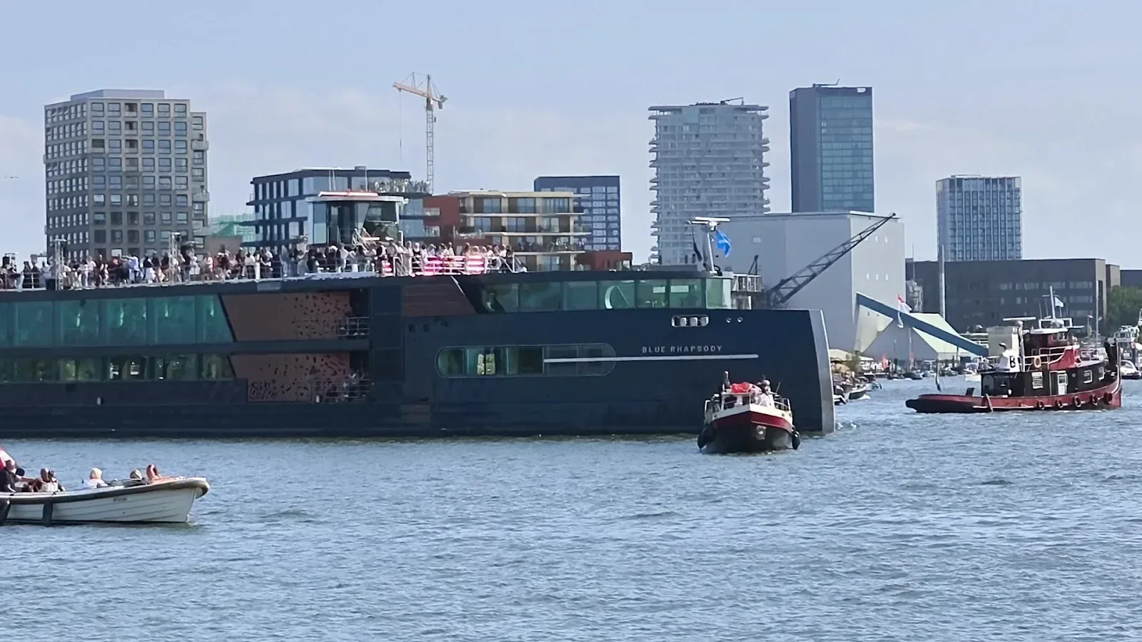 Amsterdam Boat Cruises — deck and water view
