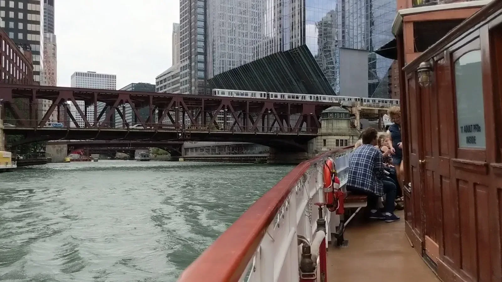 Chicago Line Cruises — deck and water view
